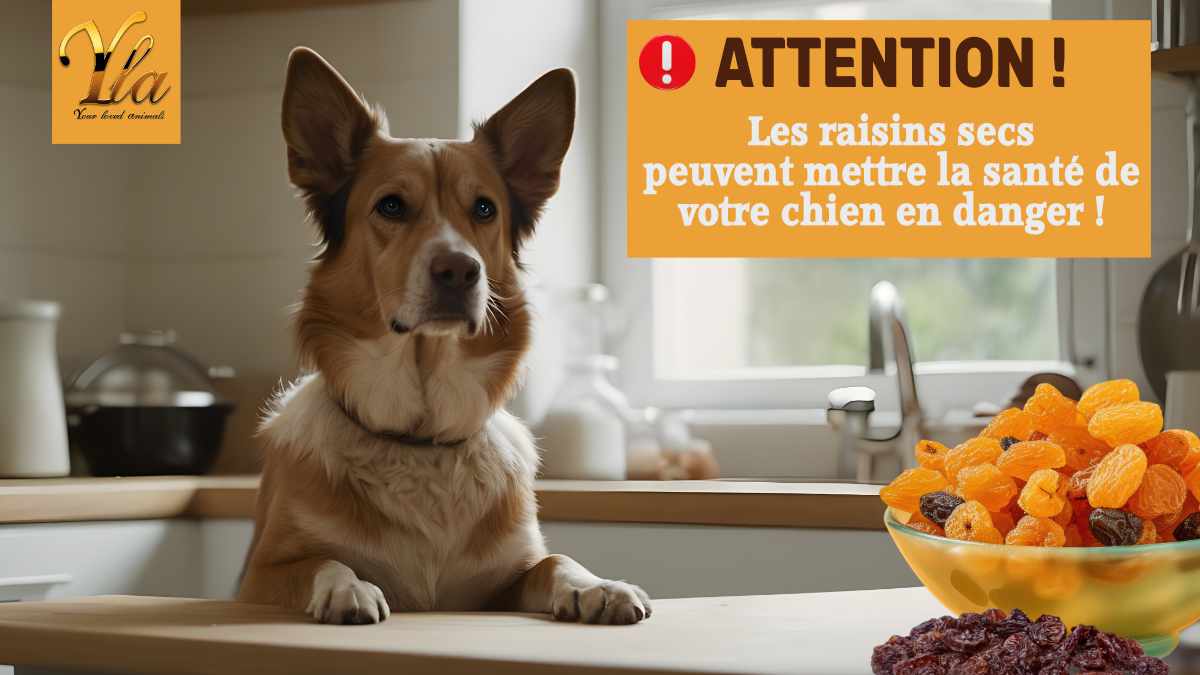 Raisins secs - Danger pour les chiens